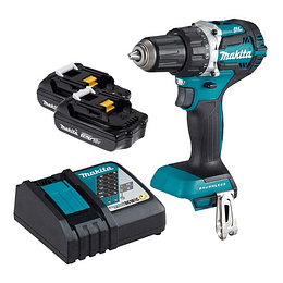 Taladro percutor inalámbrico 18V BL 13mm DHP487SYX2 Makita