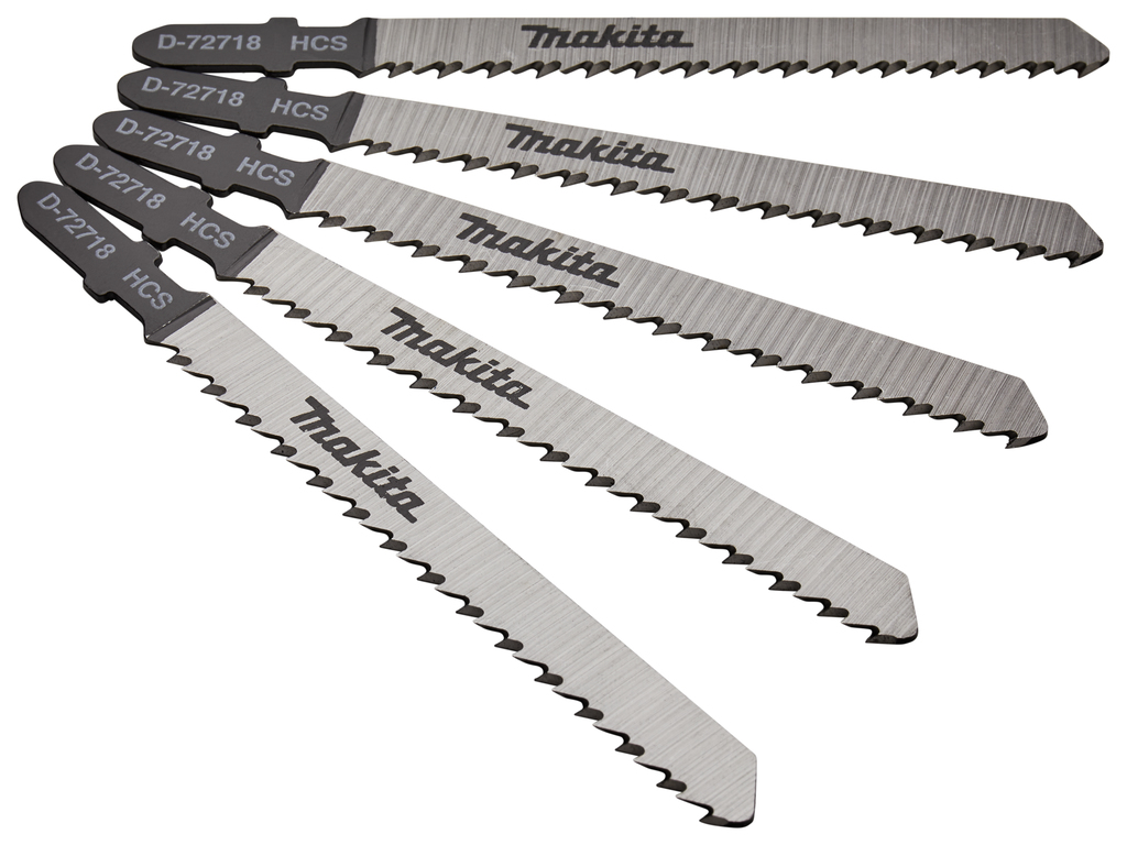 set 5 pcs Hojas de calar terminaciones D-72718 Makita 1
