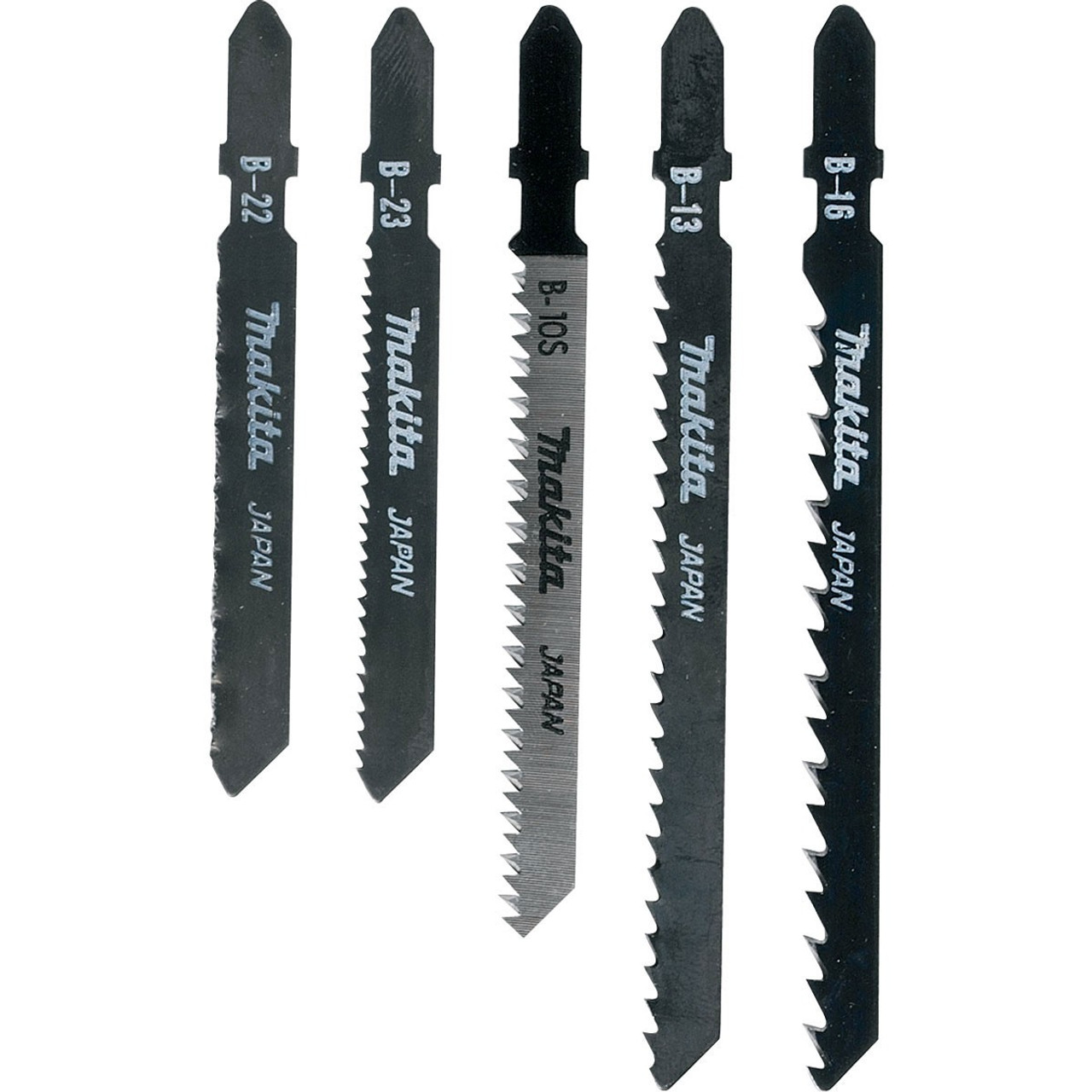 Set 5 pcs Hojas de calar Surtido A-86898 Makita 1