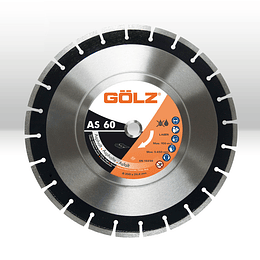 Disco diamantado 14" Concreto AS60 351 Golz