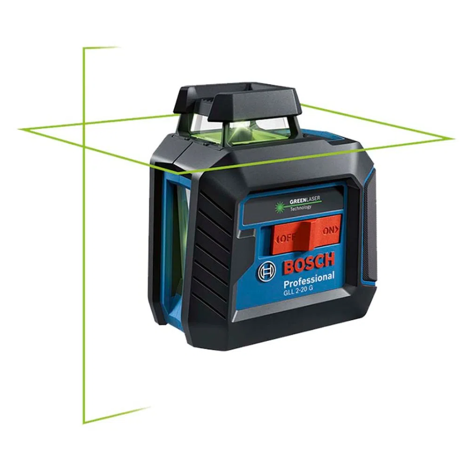 Nivel Laser líneas verdes 360° GLL 2-20G Bosch Professional 3