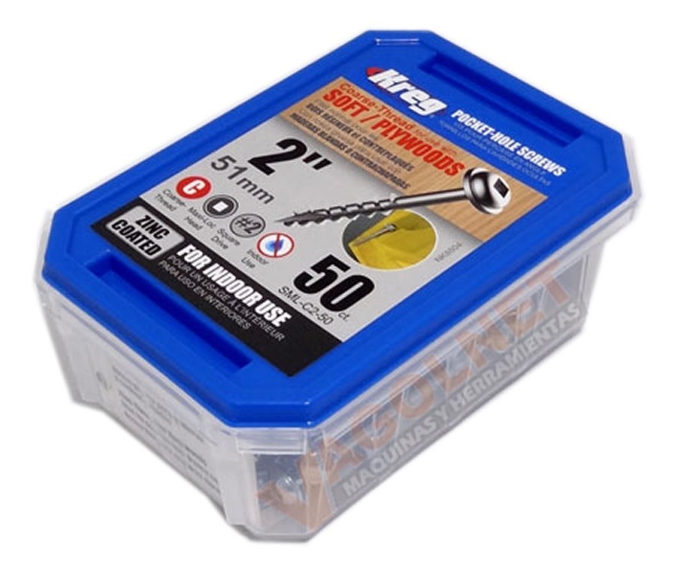 Tornillos Ocultos Zinc Hilo Grueso 2