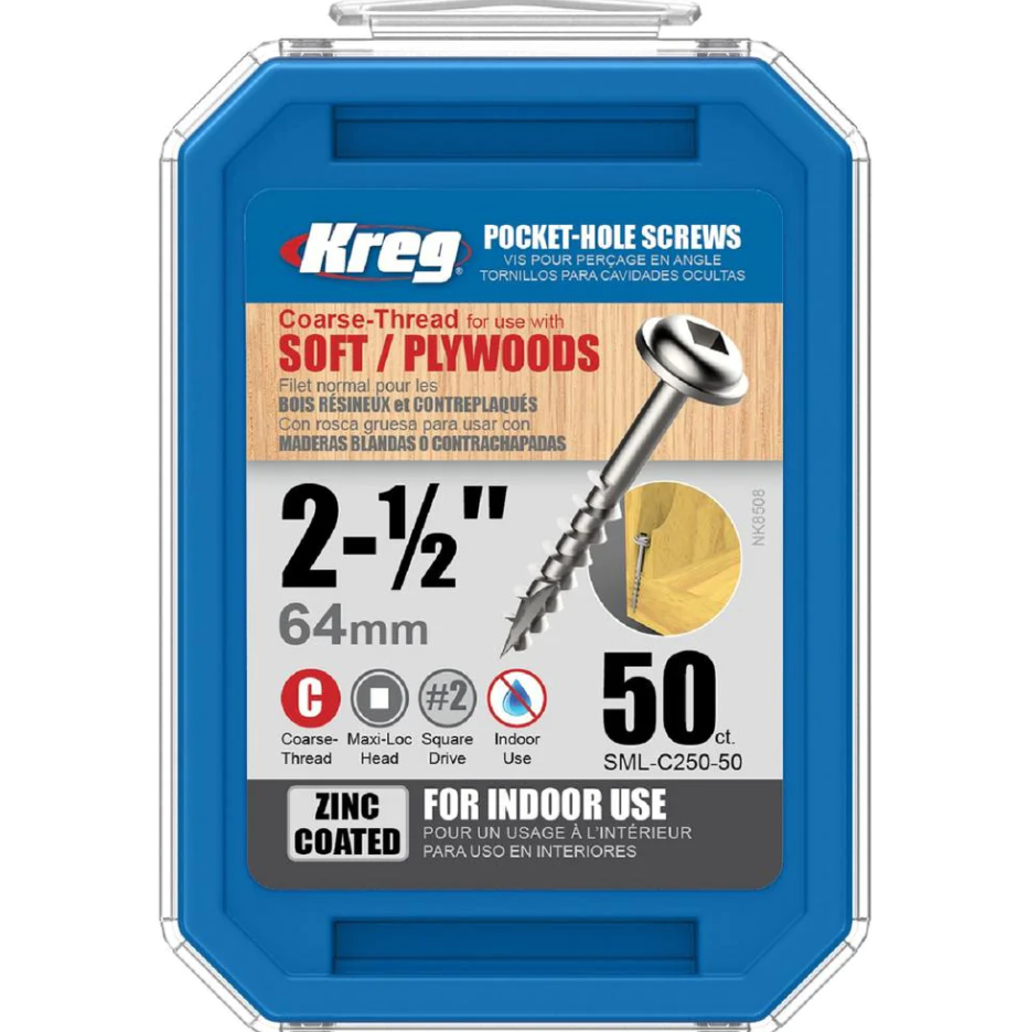 Tornillos Hilo Grueso 2 1/2