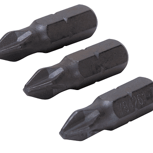 Set 3 puntas PH2 25mm 798398-4 Makita