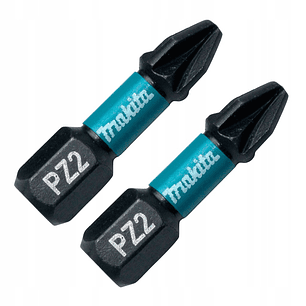 Set 2 pcs Puntas PZ2 impact black B-63644 Makita