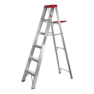 Escala Tijera Aluminio 6 Peldaños Con meseta AM24-105III ZEBRIK