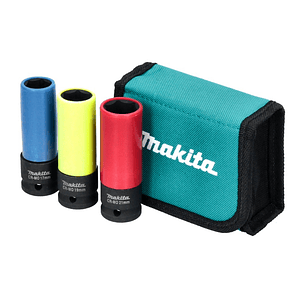 Set 3 Pcs  Dados Impacto automotriz Largos 1/2