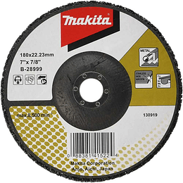 Disco limpiador de fibra negro 180mm B-28999 Makita