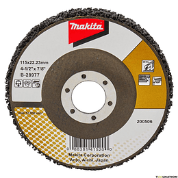 Disco limpiador de fibra negro 115mm B-28977 Makita