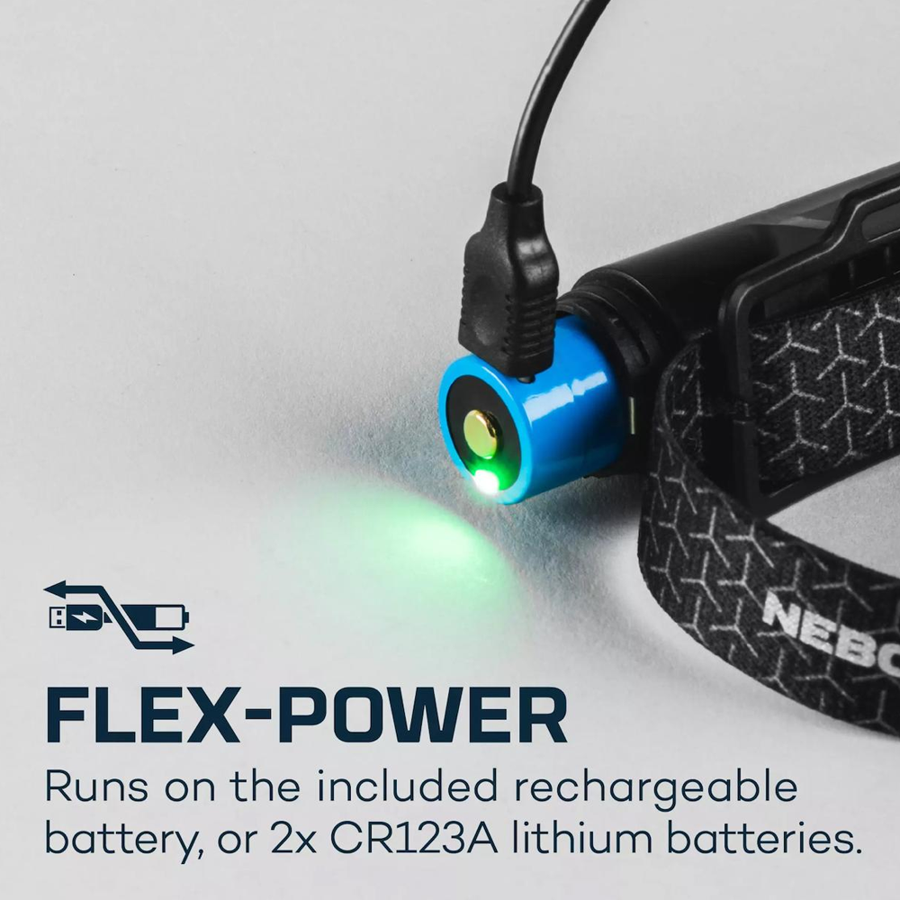 Linterna Frontal Recargable EINSTEIN™ 1500 Flex Lúmenes Nebo 2