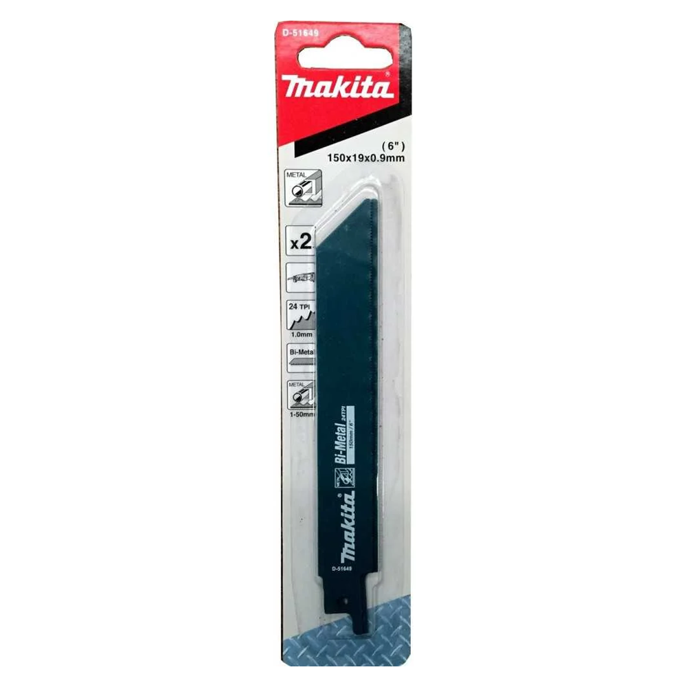 Set 2 pcs Hoja sierra sable 24T x 152MM D-51649 Makita 1