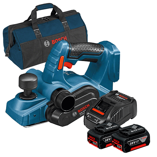 Cepillo Inalámbrico 82MM GHO 18V-LI + Kit de baterías Bosch