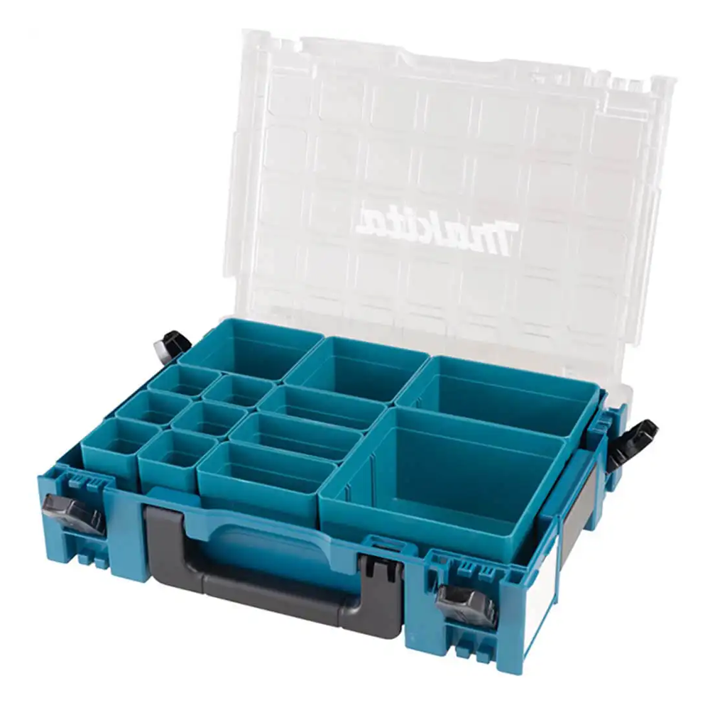 Maleta Transparente con organizadores makpack 191X80-2 Makita 1