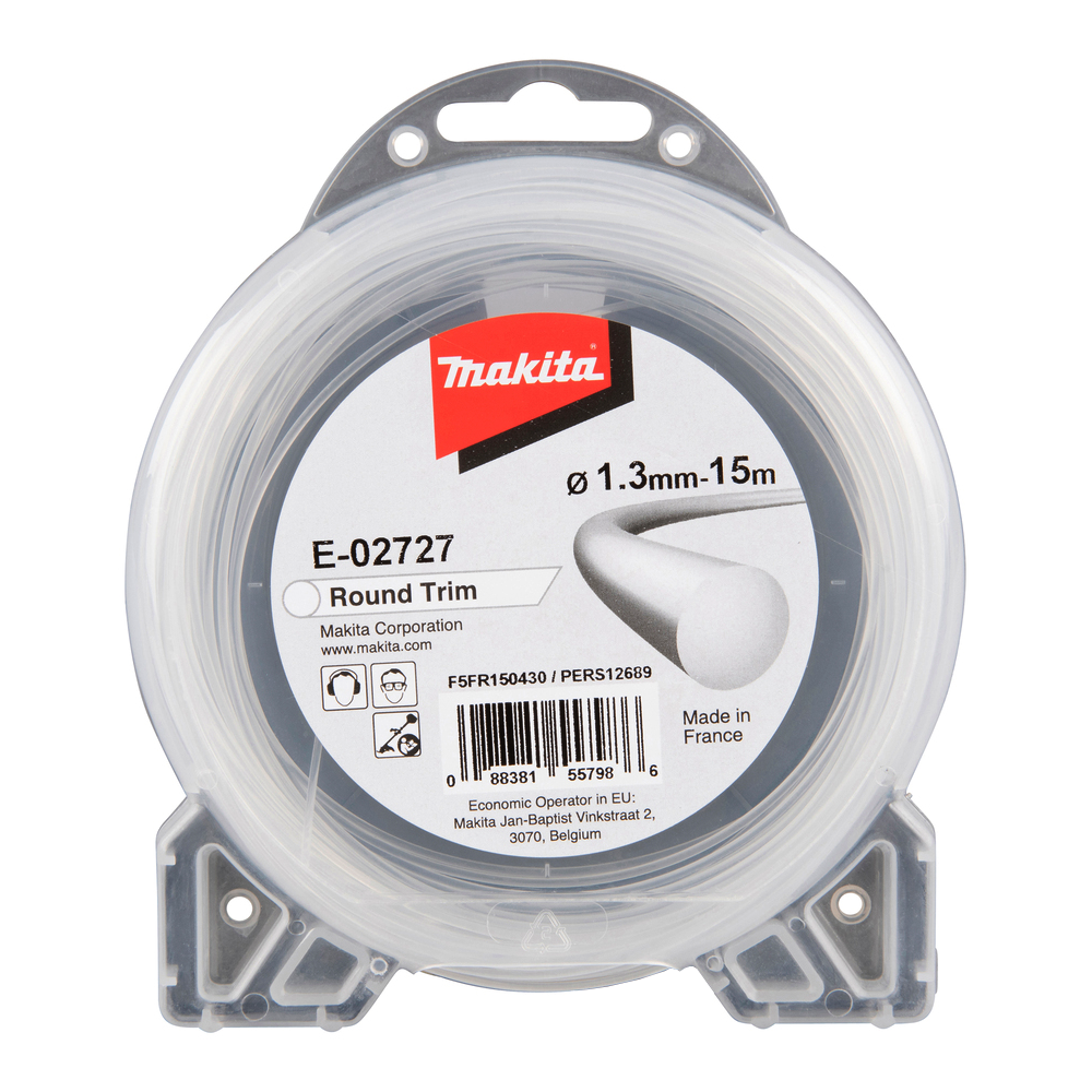 carrete Nylon Redondo Blanco 1.3mm 15 Mt E-02727 Makita 1