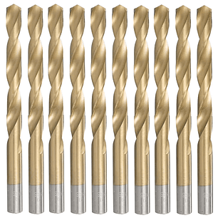 Set 10 Pcs Broca metal 3-8mm HSS-TIN Makita