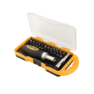 Set 26 Pcs Destornillador Ratchet 20034 Tolsen