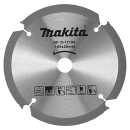 Disco sierra para Fibrocemento 6 1/2" 165mm 4D D-72104 Makita