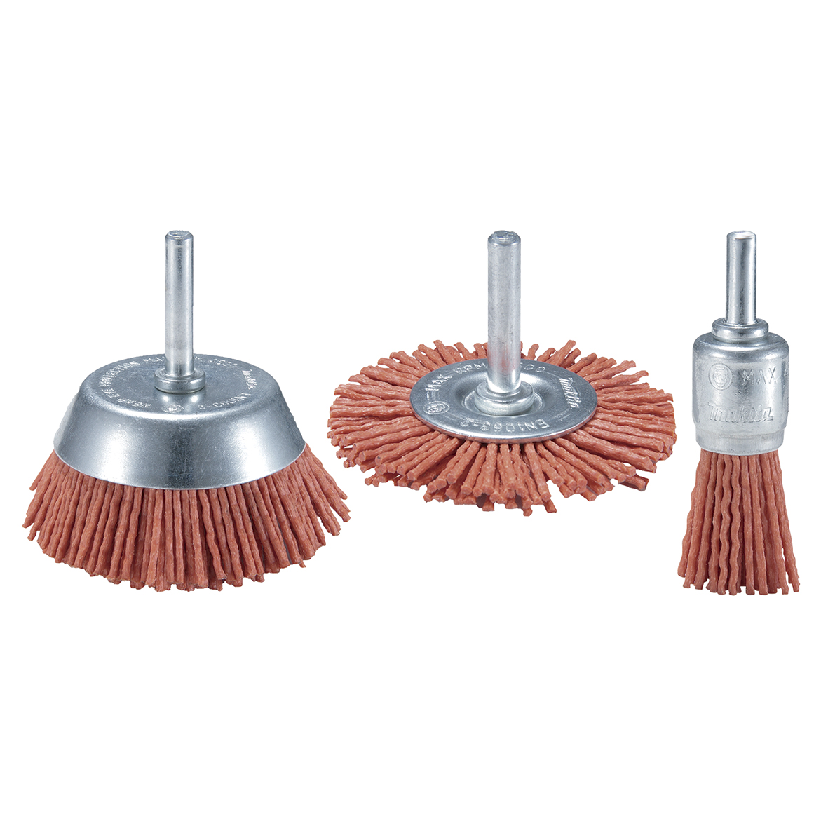 Set 3 Pcs Gratas Nylon grueso g80 para taladro D-70742 Makita 1