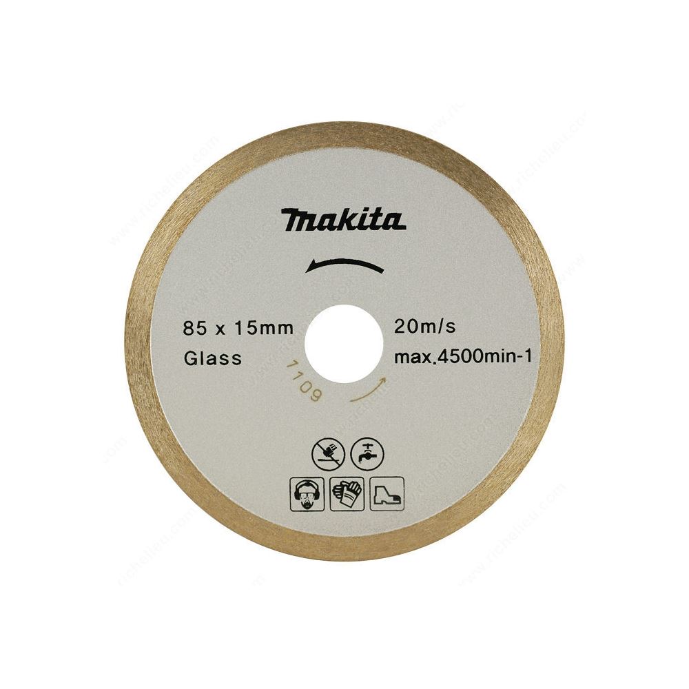 Disco Diamantado 85x15mm Azulejos / Vidrio Humedo A-95722 Makita 1
