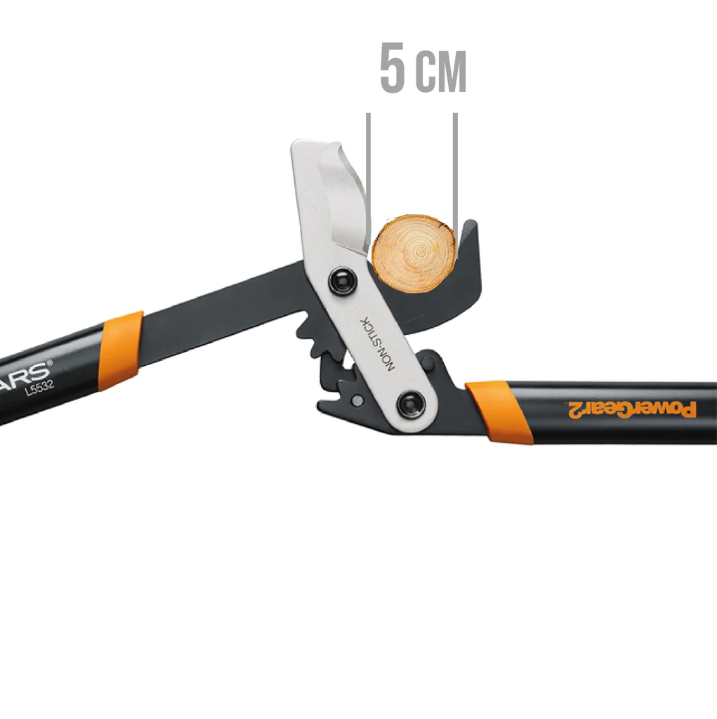Tijeron de poda para ramas cabezal con engranajes 32