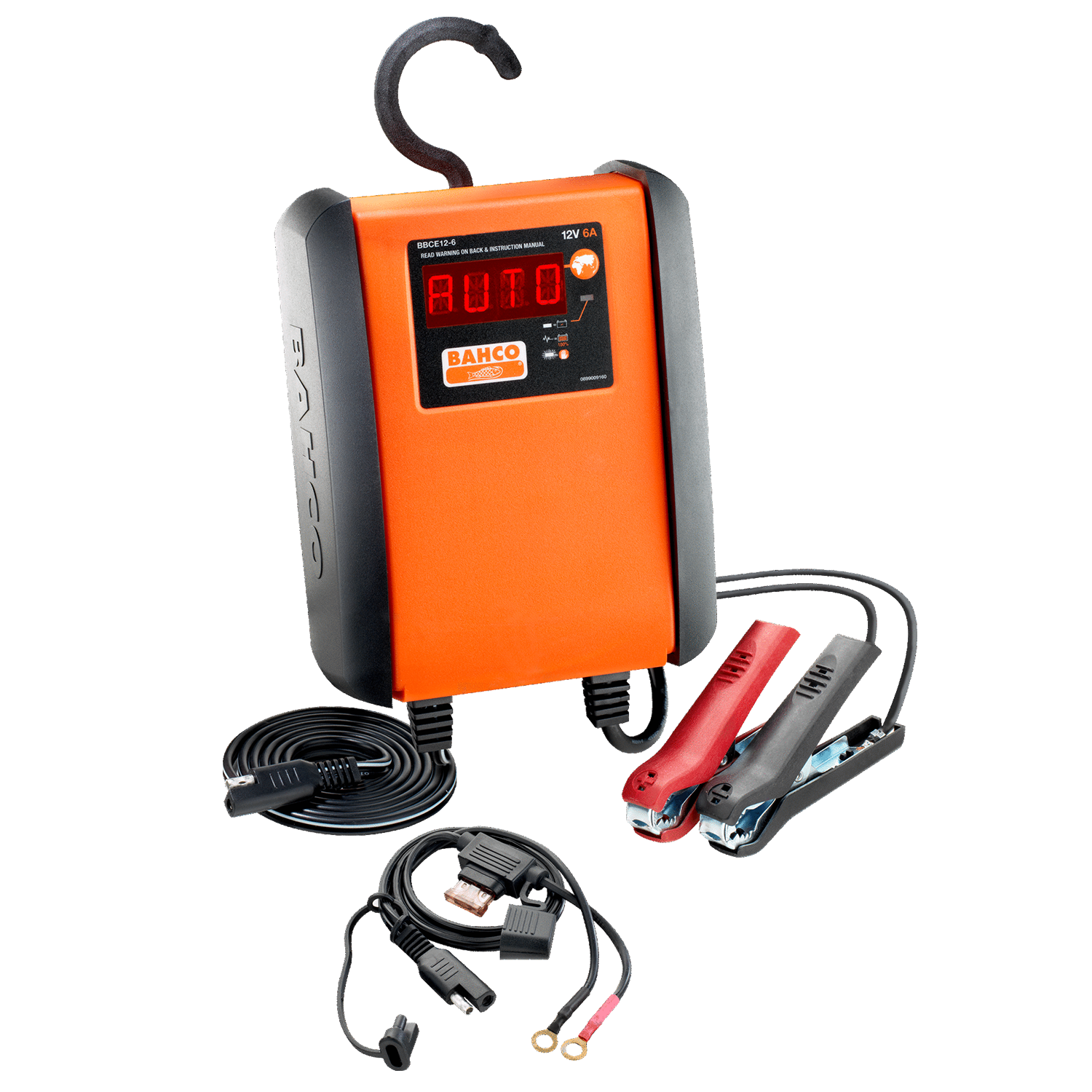 Cargador eléctrico baterías 6 ah 12v BBCE12-6 Bahco 1