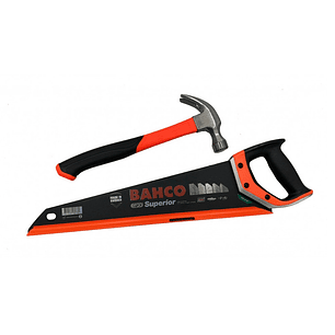 Kit serrucho superior + Martillo carpintero 2600-19-428-16 Bahco