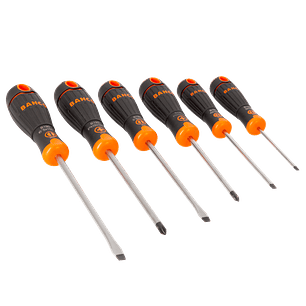 Juego 6 pzs Destornilladores mango de goma BahcoFit B219.006 Bahco