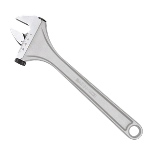 Llave inglesa ajustable cromada 16