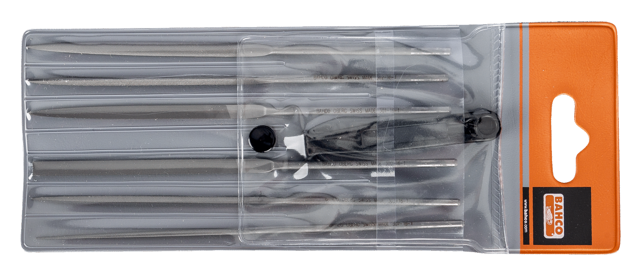 Juego de limas de aguja, picado entrefino sin mango 160 mm 6 pzs 2-470-16-1-0 Bahco 3