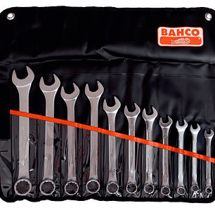 Juego 11 pzs Llaves Punta Corona 111Z/11T BAHCO 