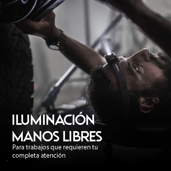 Linterna Frontal Led  Mycro 400 Lúmenes Recargable Nebo 4