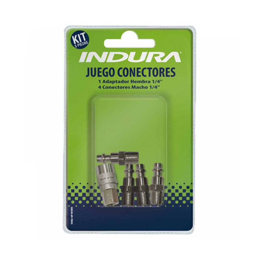 Set 5 Pzs conectores 1/4