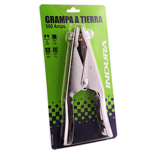 Grampa a tierra 500 amp Blister 1021175 Indura