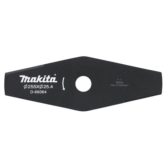 Cuchilla de metal 2 puntas para desbrozadora D-66064 Makita