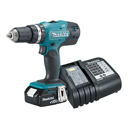 Taladro percutor inalámbrico 13mm 18V DHP453X10 Makita