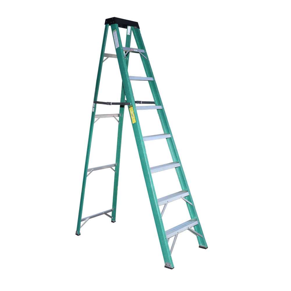 Escalera tijera Fibra de vidrio  5 - 10 peldaños Zebrik 1