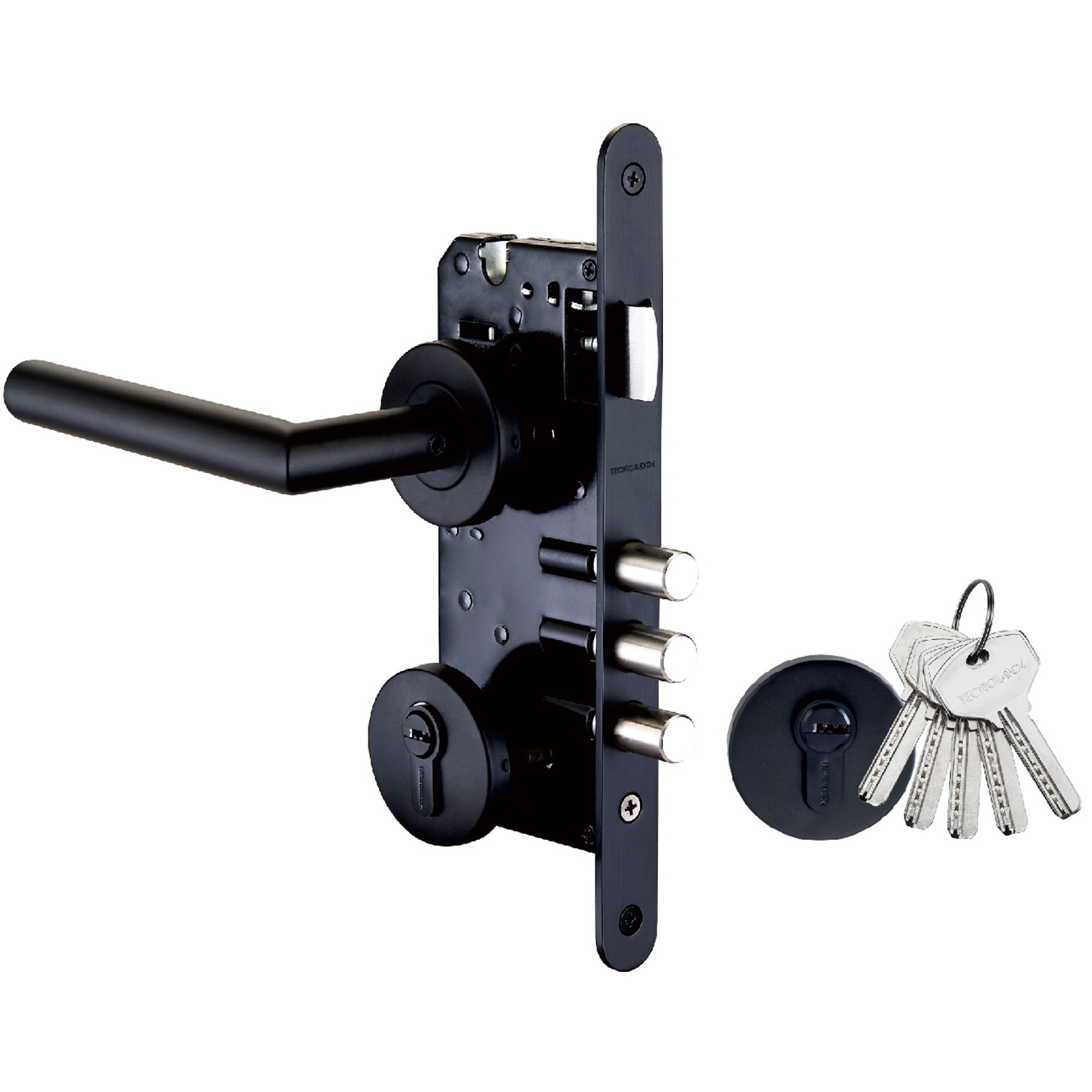 Kit Cerradura embutida 816 simple paso 023050 Tecnolock 1