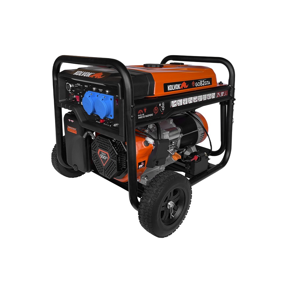 Generador monofasico gasolina p/electrica 8.5 kva GO82GTA Kolvok 1