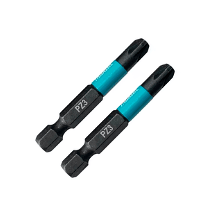  Set 2 Puntas Impact Black PZ3 50 mm B-63769 Makita