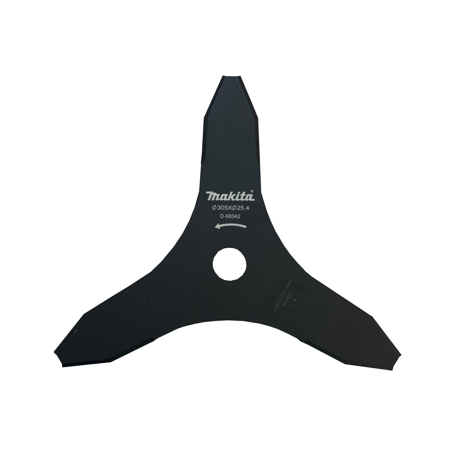 Cuchilla 3 puntas 305mm para desbrozadora D-66042 Makita 1