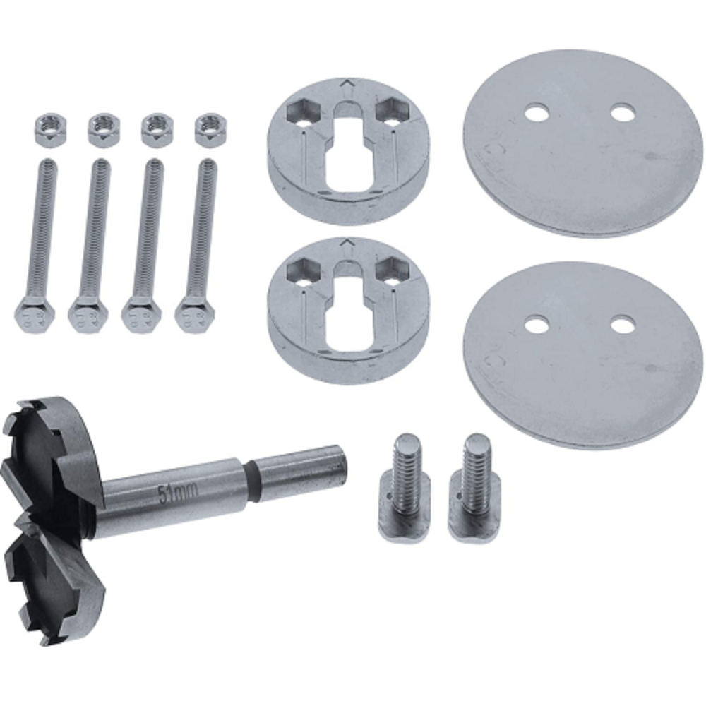 Anclaje fijo para prensa de banco 4017 Milescraft 1