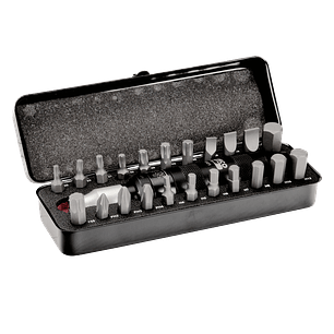 Set 23 Pzs destornillador y puntas de impacto 1/4