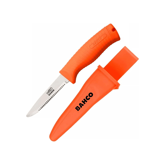 Cuchillo de rescate con mango flotante Fluorecente 1446-FLOAT Bahco