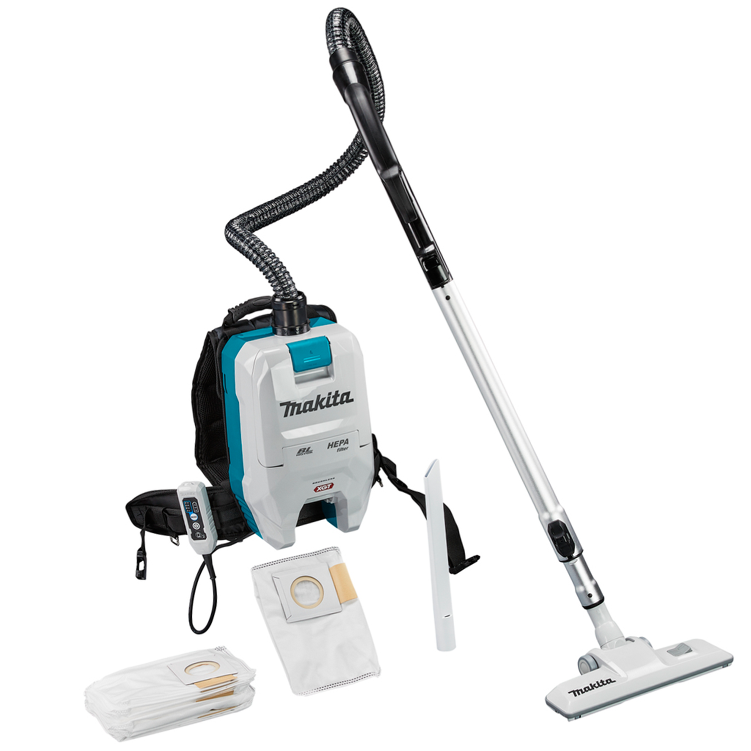 Aspiradora de mochila Inalambrica 40v Max 2Lt XGT BL VC008GZ Makita 1