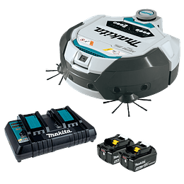 Aspiradora Robot Inalámbrica LXT® Litio‑Ion BL HEPA 18Vx2 DCR300Z-1 Makita