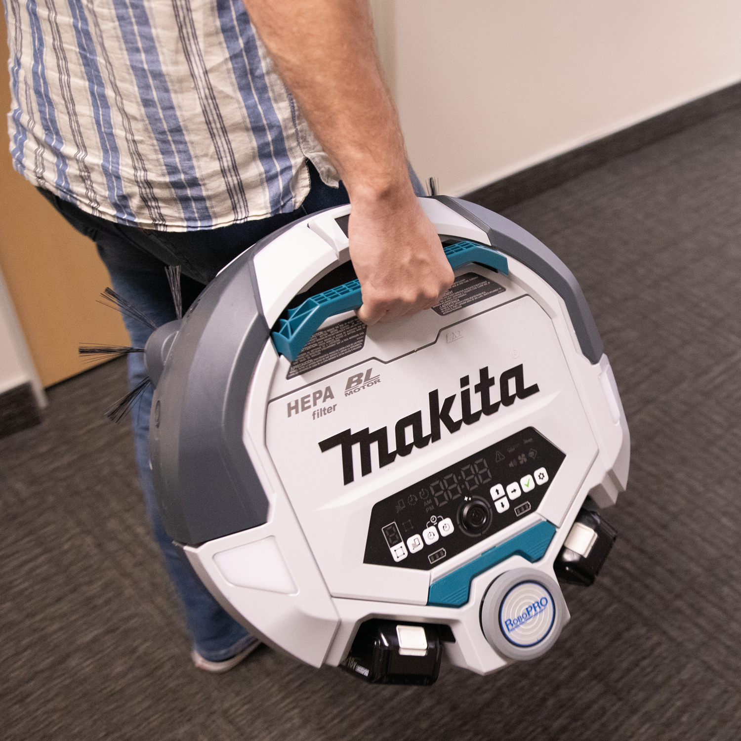Aspiradora Robot Inalámbrica LXT® Litio‑Ion BL HEPA 18Vx2 DRC300Z-1 Makita 4