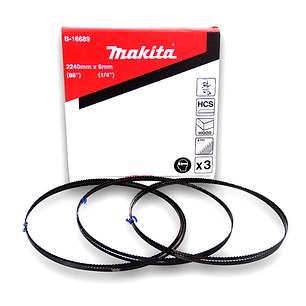 Set 3 Pzs Sierra huncha para madera 240x6mm B-16689 Makita