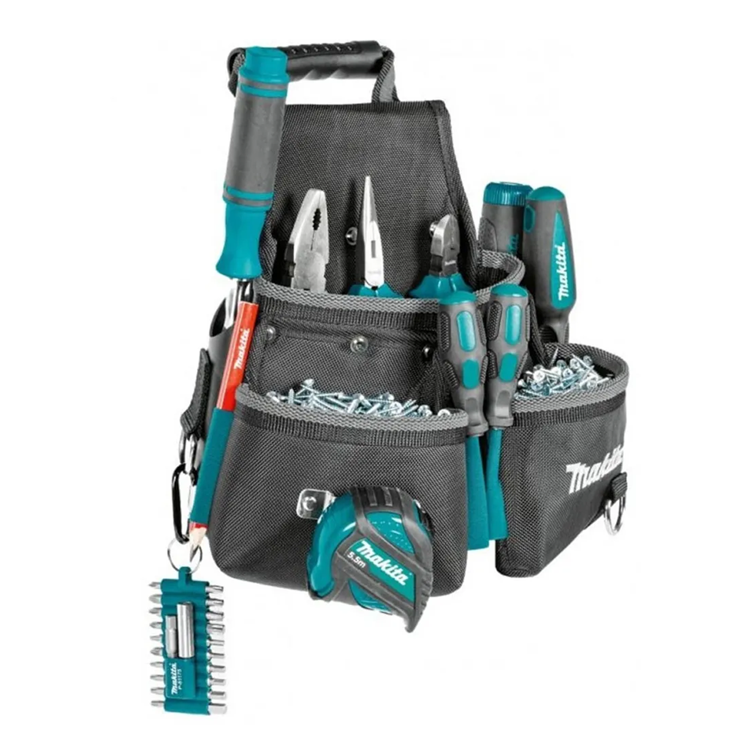 Bolso porta fijaciones 3 Bolsillos E-15207 Makita 1