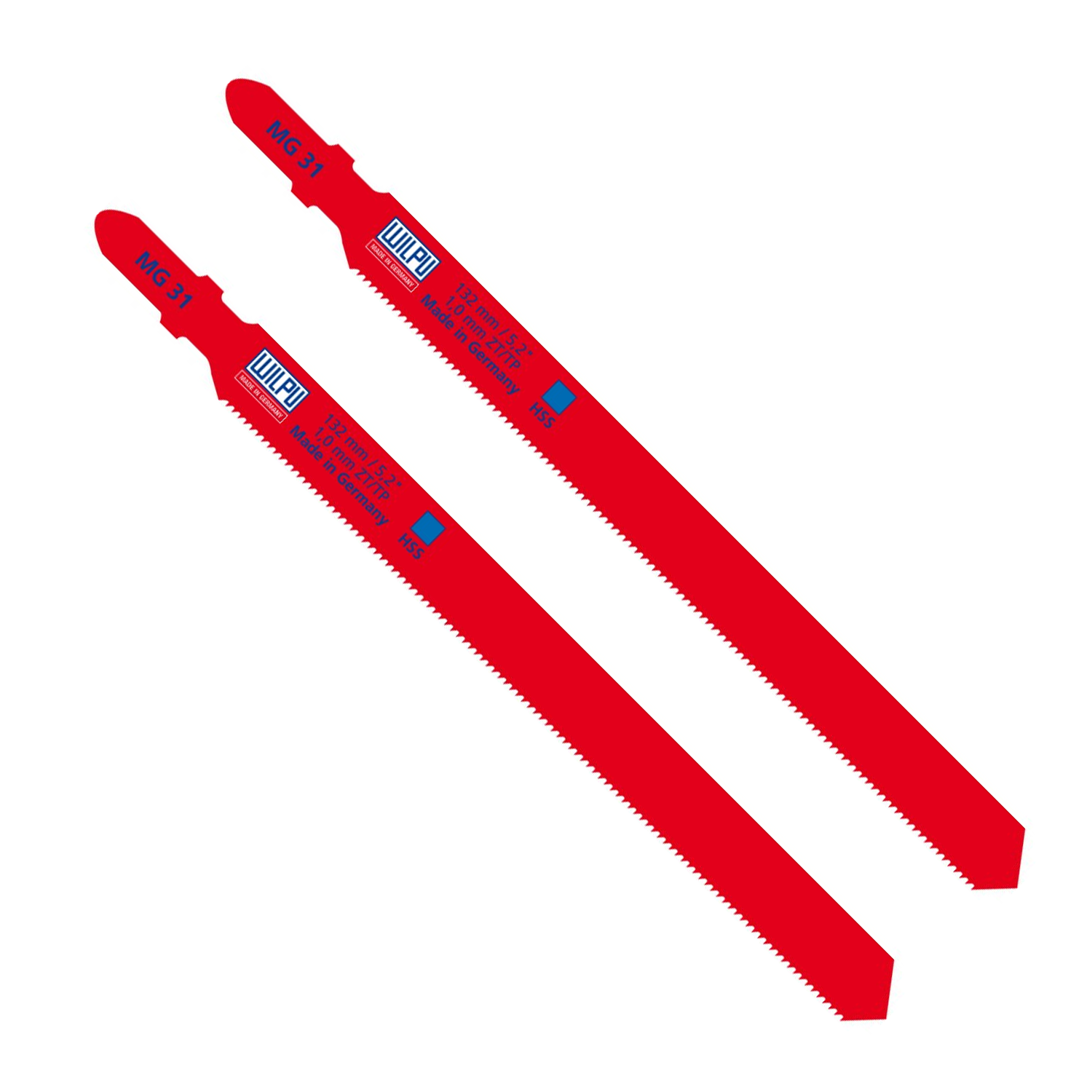 Set 2 Pzs Hojas sierra caladora Metal MG 31  Wilpu 1