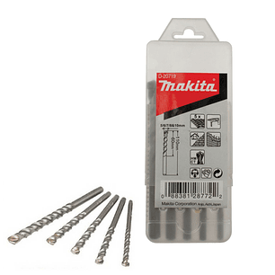 Set 5 pzs brocas concreto 5 ,6 ,7 ,8 y 10 mm D-20719 Makita